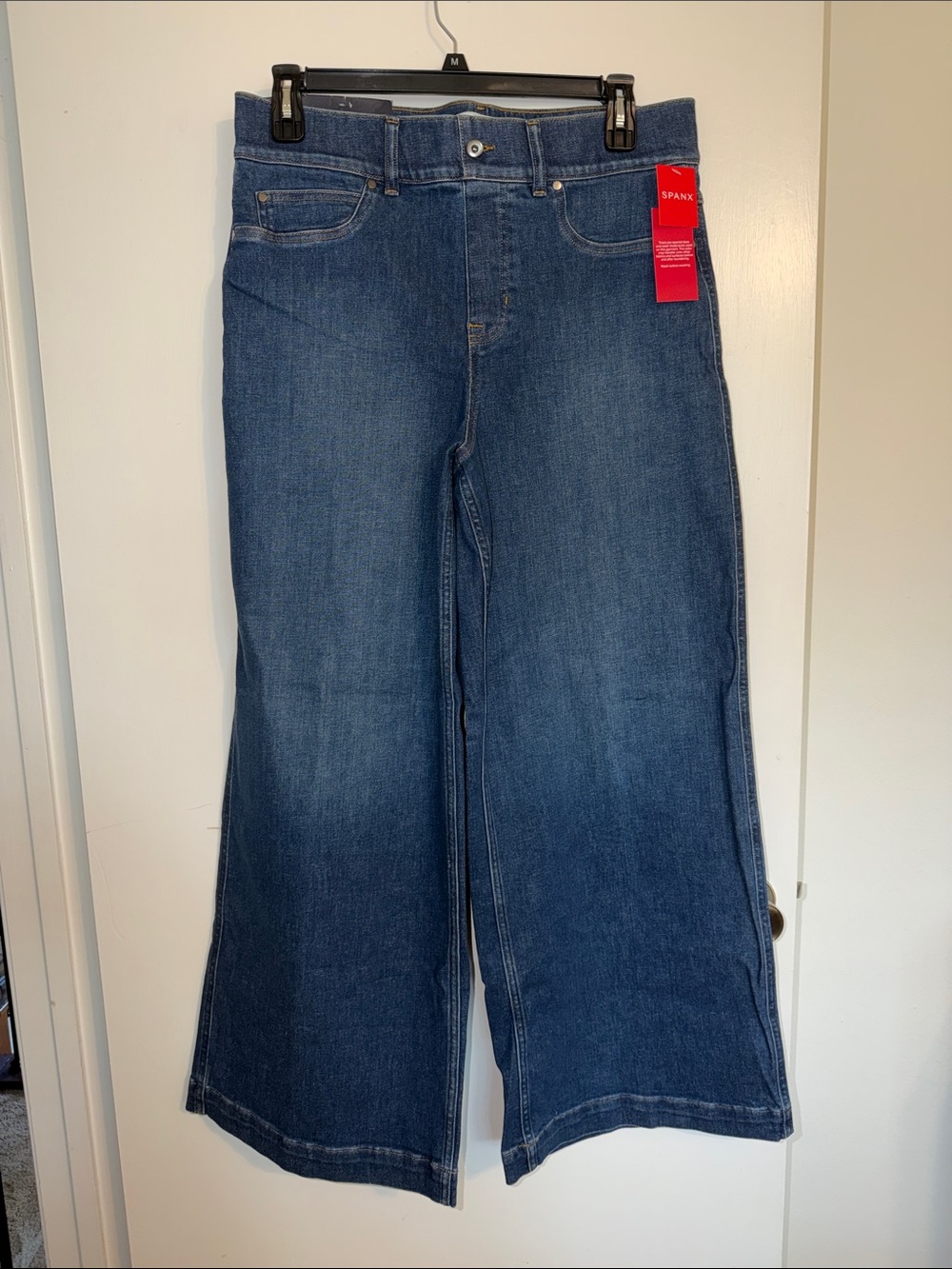 SPANXshape® Authentic 360 Mid-Rise Wide Leg Jeans